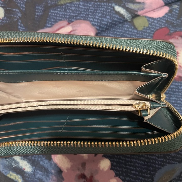 Kate Spade Cream and Teal Tote Bag - Picture 4 of 4